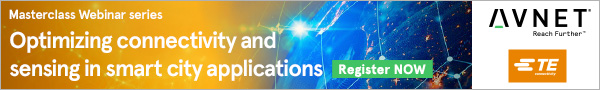 TE Masterclass Webinar series: Optimizing connectivity and  sensing in smart city applications